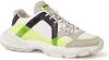 Bronx Seventy-Street leren sneakers off white/neon geel online kopen