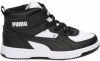 Puma Rebound Joy Halfhoge Sneaker Jongens Zwart/Wit online kopen