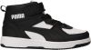 Puma Rebound Joy Halfhoge Sneaker Jongens Zwart/Wit online kopen