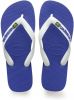 Havaianas Slippers Brasil Logo 4110850.2711.M19 Blauw / Wit maat 43/44 online kopen