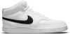 Nike Court Vision Mid Next Nature Sneakers Wit Zwart online kopen