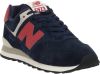 New Balance 574 sneakers donkerblauw/rood online kopen