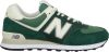 New Balance 574 sneaker met leren en su&#xE8, de details online kopen