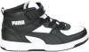 Puma Rebound Joy Halfhoge Sneaker Jongens Zwart/Wit online kopen