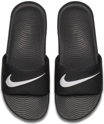 Nike Kawa Slippers Kinderen Black/White Kind online kopen