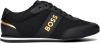 Boss Zwarte Lage Sneakers Rusham Lowp online kopen