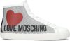 Love Moschino Witte Hoge Sneaker Ja15432 online kopen