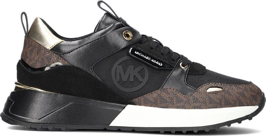 Michael Kors Theo sneaker met su&#xE9, de details en logo online kopen