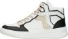 BRONX Old Cosmo hoge leren sneakers wit/zwart online kopen