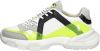 Bronx Seventy-Street leren sneakers off white/neon geel online kopen