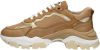 BRONX Tayke Over chunky leren sneakers camel online kopen