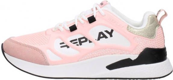REPLAY Maze Jr. sneakers lichtroze/wit online kopen