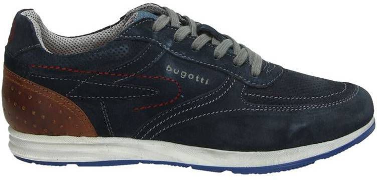 Bugatti suÃ¨de sneakers blauw - Mooisneakers.nl