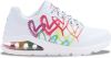 Skechers JGoldcrown Uno 2 Floating Love Sneaker Dames Wit/Multi online kopen