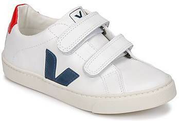 Veja Small-Esplar Klittenband Sneaker Kind Wit/Donkerblauw - Mooisneakers.nl