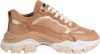 BRONX Tayke Over chunky leren sneakers camel online kopen