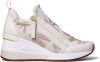 Michael Kors Willis Logo Stretch Breat Trainer , Beige, Dames online kopen