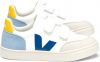 Veja Small-V-12-Velcro Sneaker Kind Wit/Middenroze online kopen