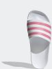 Adidas Performance Adilette Aqua badslippers wit/lichtroze online kopen