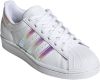 Adidas Originals Superstar J sneakers wit/metallic zilver online kopen
