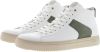 Blackstone Vg08 White Dark Green Mid Sneaker , Wit, Heren online kopen