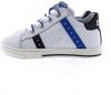 Develab 45011 leren sneakers wit/blauw online kopen