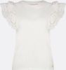 Fabienne Chapot Anna T shirt van biologisch katoen met broderie online kopen