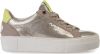 Floris van Bommel Vinni leren sneakers taupe/metallic online kopen