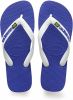 Havaianas Slippers Brasil Logo 4110850.2711.M19 Blauw / Wit maat 43/44 online kopen