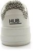 HUB Crew leren sneakers met dierenprint wit online kopen