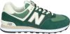 New Balance 574 sneaker met leren en su&#xE8, de details online kopen