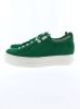 Paul Green Sneaker van hoogwaardig leer Groen online kopen