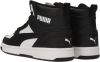 Puma Rebound Joy Halfhoge Sneaker Jongens Zwart/Wit online kopen