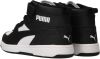 Puma Rebound Joy Halfhoge Sneaker Jongens Zwart/Wit online kopen