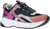 REPLAY Kumi leren chunky sneakers zwart/roze online kopen