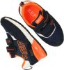 Replay Shoot Klittenband Sneaker Jongens Blauw/Oranje online kopen