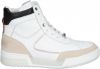 Shabbies Amsterdam 102020072 White Off White Silver Sneakers hoge sneakers online kopen