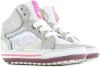 Shoesme BP22S027 A hoge leren sneakers zilver online kopen