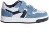 Hip H1619 leren sneakers wit/blauw online kopen