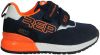 Replay Shoot Klittenband Sneaker Jongens Blauw/Oranje online kopen