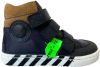 Shoesme UR21W043 B hoge leren sneakers donkerblauw/kaki online kopen