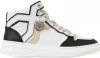 BRONX Old Cosmo hoge leren sneakers wit/zwart online kopen