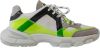 Bronx Seventy-Street leren sneakers off white/neon geel online kopen
