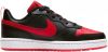 Nike Court Borough Low 2 (GS) leren sneaker zwart/rood online kopen