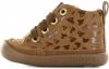 Shoesme BF20W005 A leren babyschoenen met hartjesprint bruin online kopen