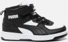 Puma Rebound Joy Halfhoge Sneaker Jongens Zwart/Wit online kopen